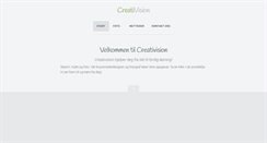 Desktop Screenshot of creativision.no